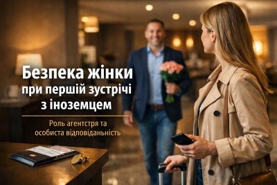 Безпека жінки при першій зустрічі з іноземцем: роль агентства і особиста відповідальність. 