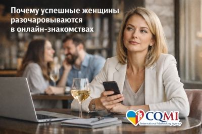Почему успешные женщины разочаровываются в онлайн-знакомствах — мнение брачного агентства CQMI
